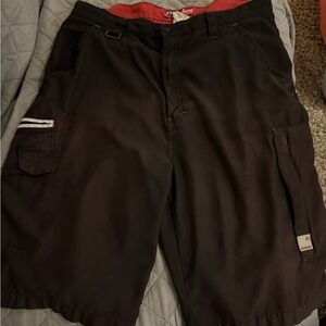 Men's OTB Black Cargo Shorts